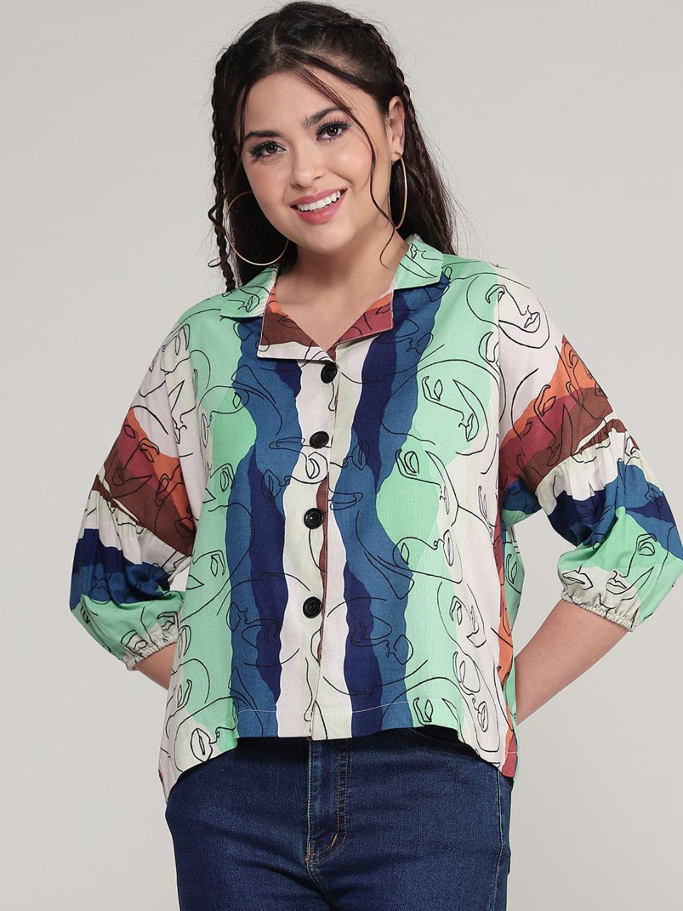 Aakruti 20 Fancy Western Wear Wholesale Ladies Shirt Catalog
